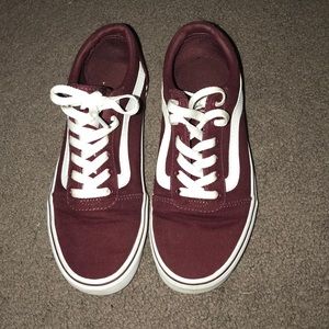 Maroon Vans